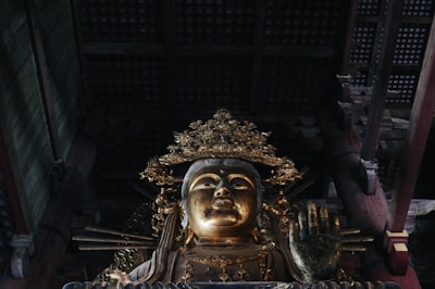 golden Buddha statue