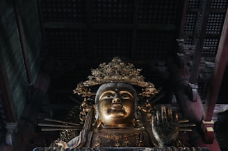 golden Buddha statue