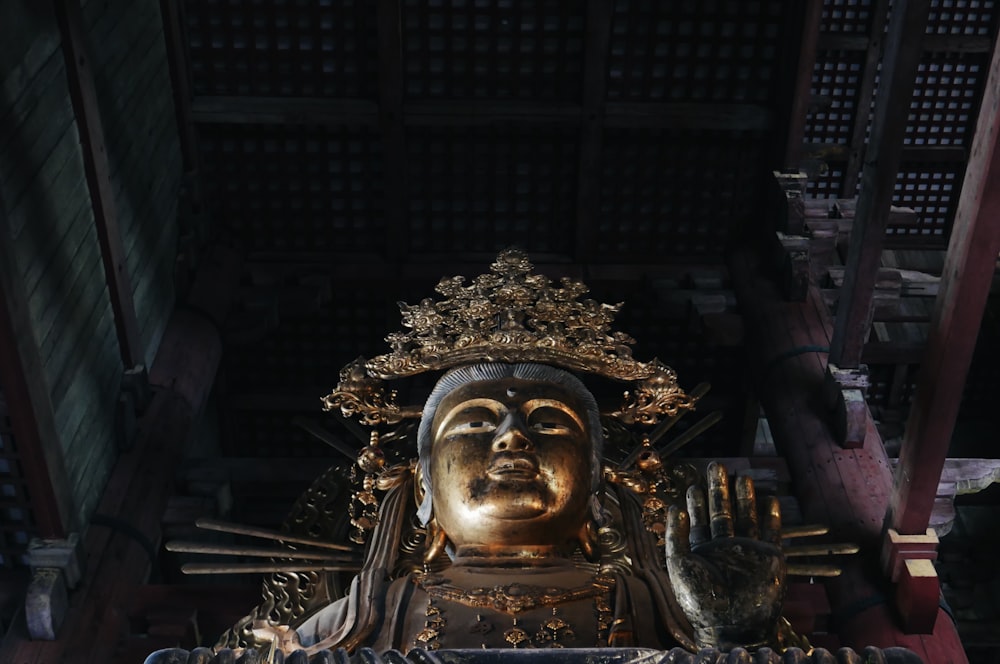 golden Buddha statue