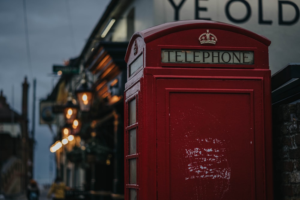 red Telephone booth