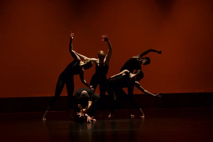 Dancers performing on stage
