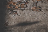 wall with broken bricks