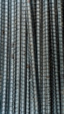 Close-up of steel rebar used in construction
