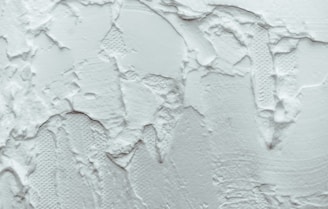 white textile with black paint