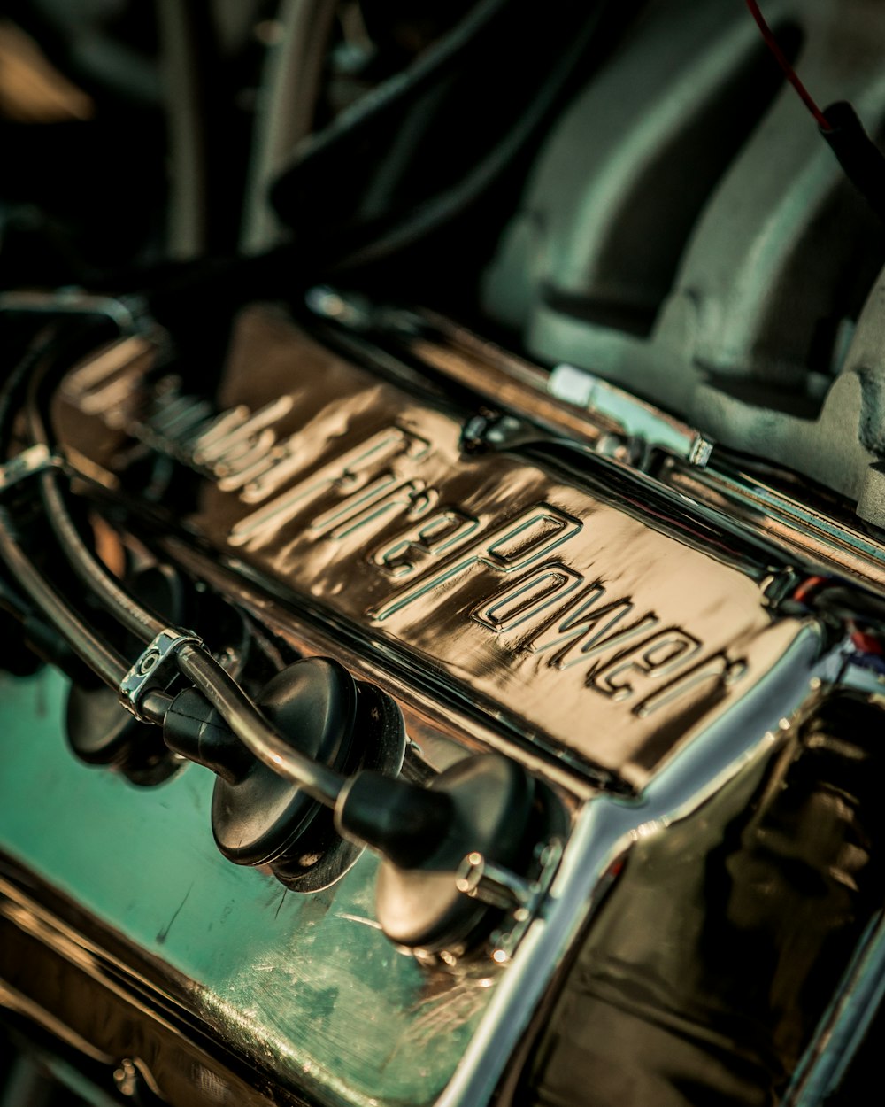 black engine bay