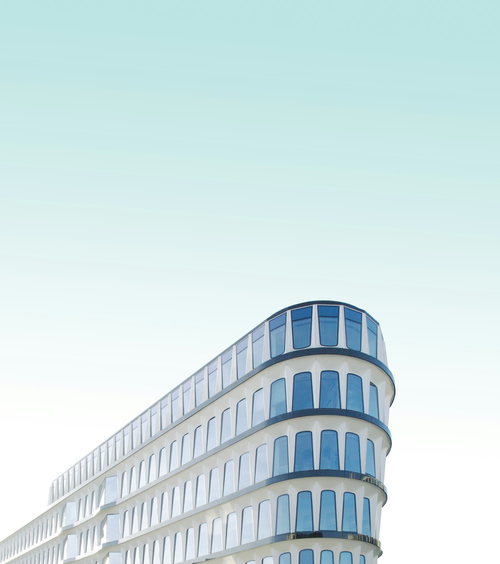 white and blue concrete building during daytime