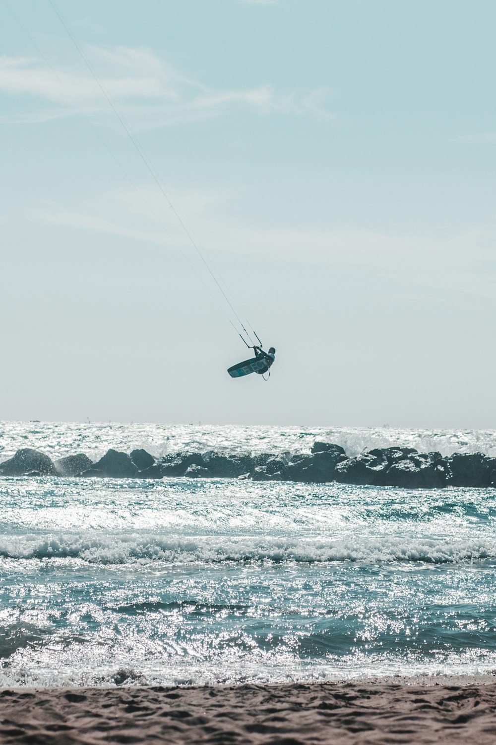 person riding wakeboard