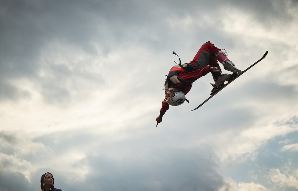 person skiing during daytime