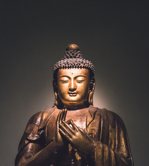 gold buddha figurine