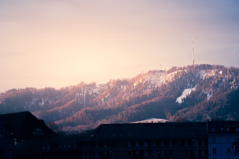 mountain range under clear blue sky screengrab