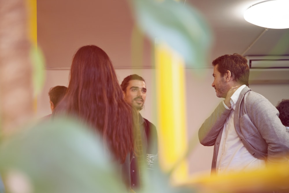 group of people gathering