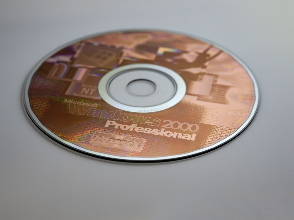Microsoft Windows 2000 Professional disc