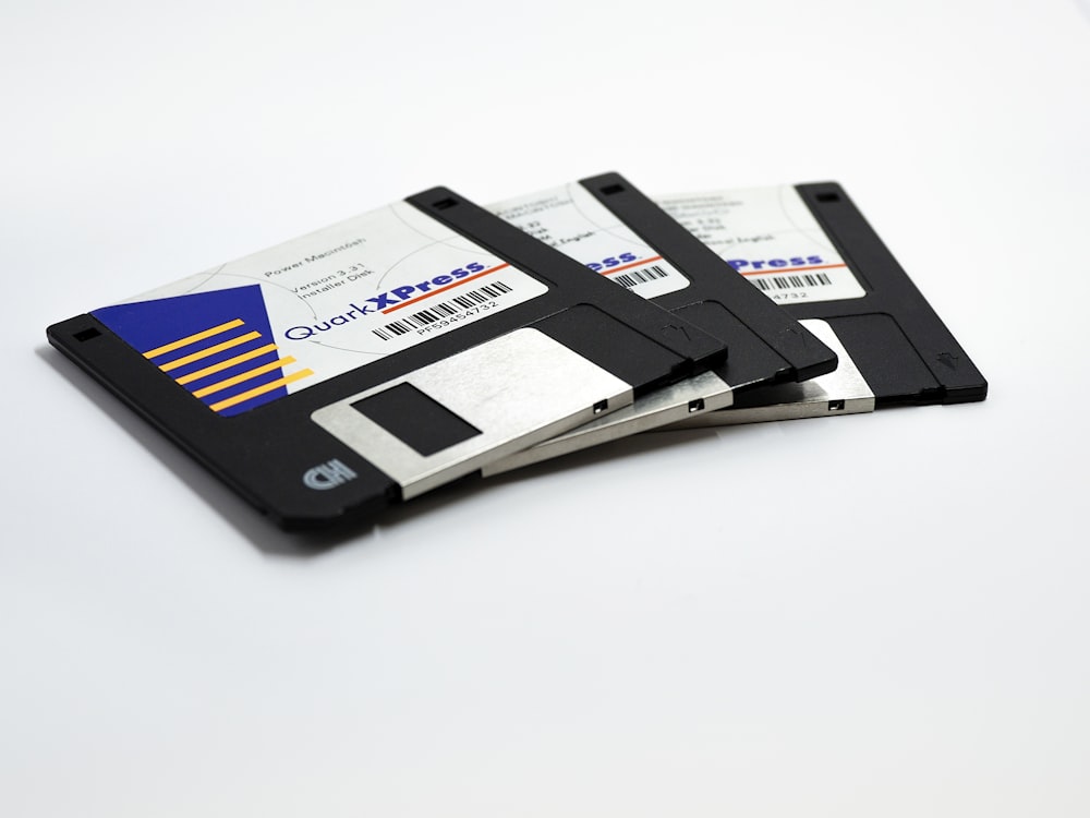 three Quad Xpress diskettes