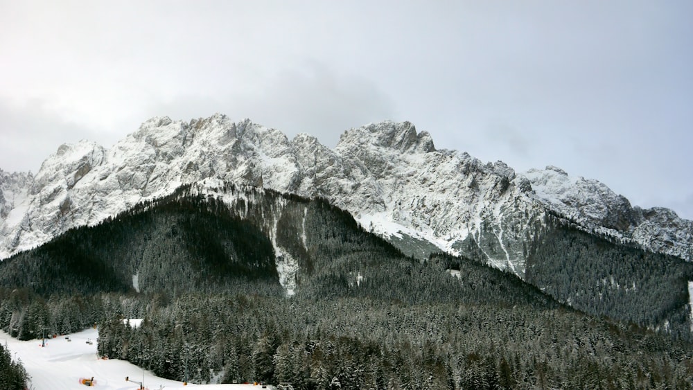 snow covered mountains during daytime