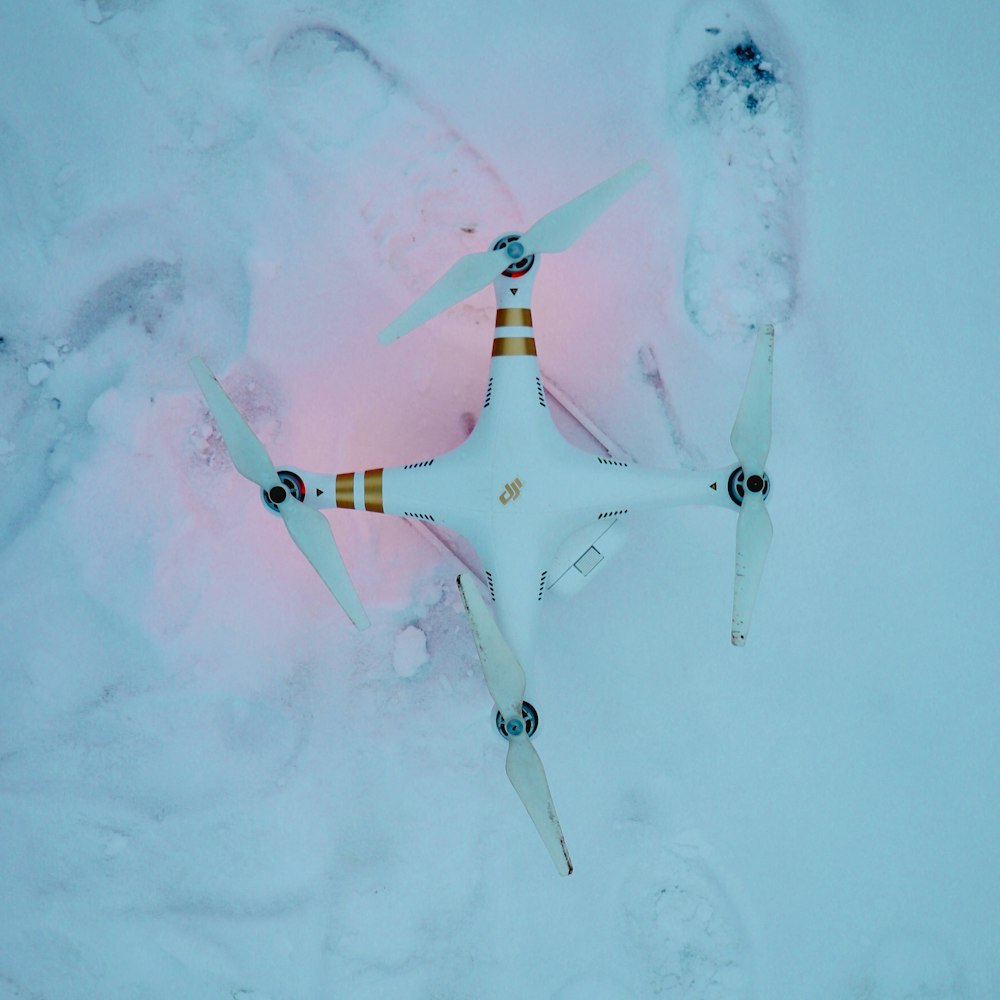 DJI Phantom standard on snowfield