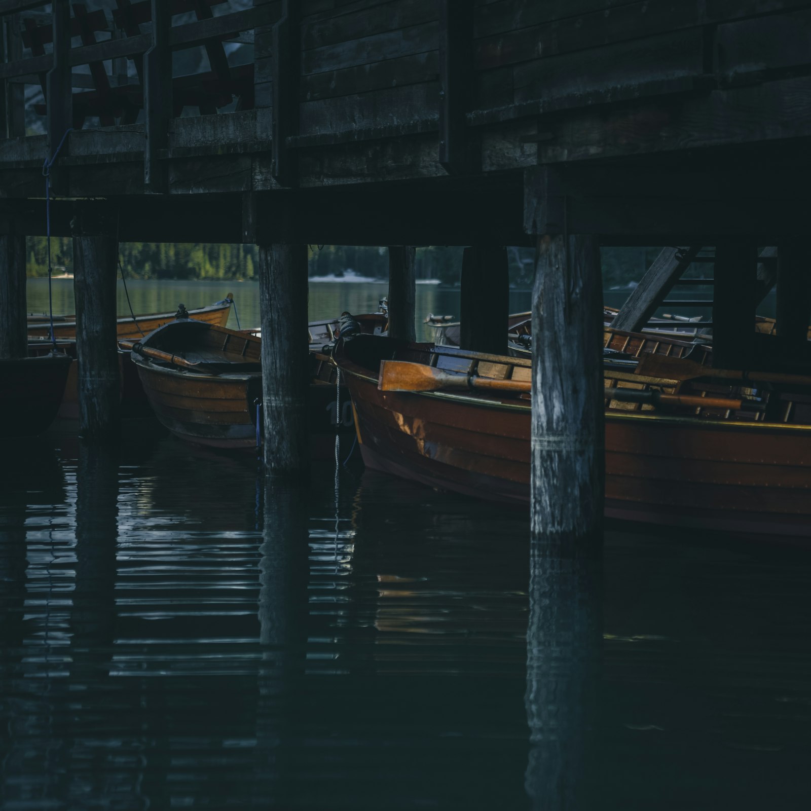 Nikon D750 + Sigma 24-70mm F2.8 EX DG Macro sample photo. Boats under the dock photography