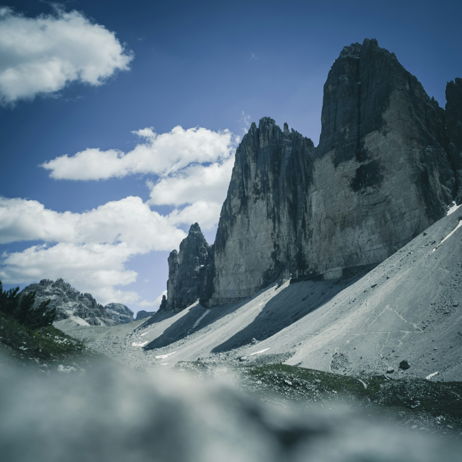 Nikon D750 + Sigma 24-70mm F2.8 EX DG Macro sample photo. Brown mountain under blue photography