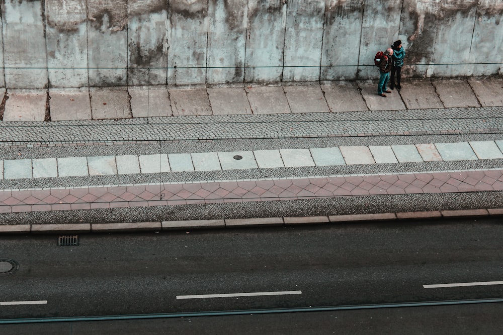 two people on street at daytime