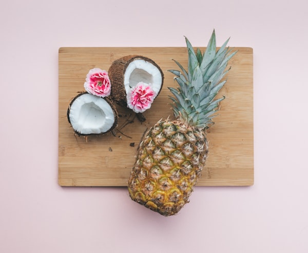 Rijstepap met kokosmelk en ananas — receptfoto