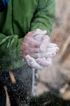 person holding his/her hands