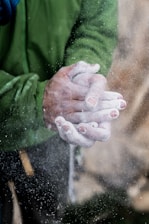 person holding his/her hands