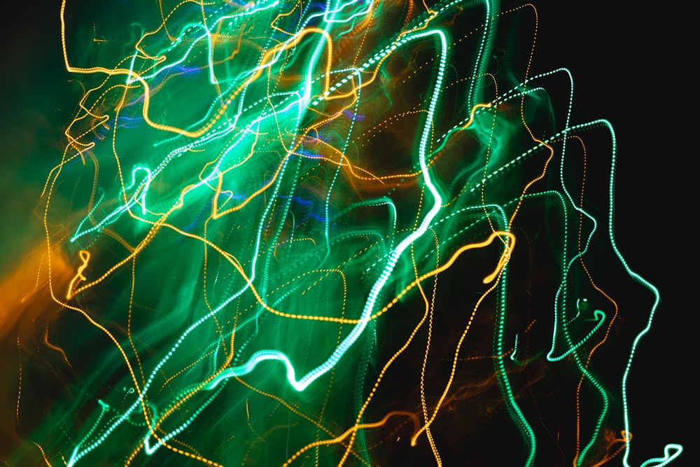 long exposure of lights