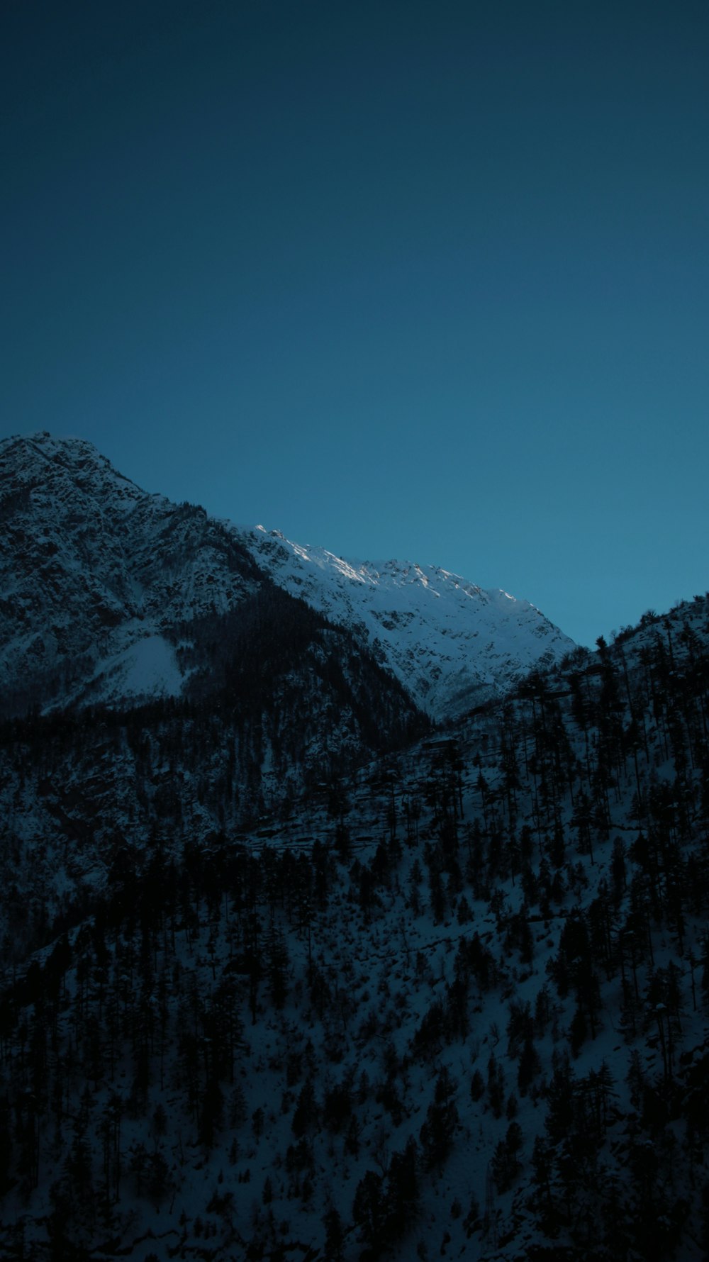 snow covered mountain