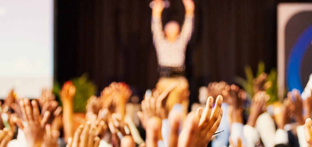 people raising hands with bokeh lights by Jaime Lopes (https://unsplash.com/@jaimelopes)