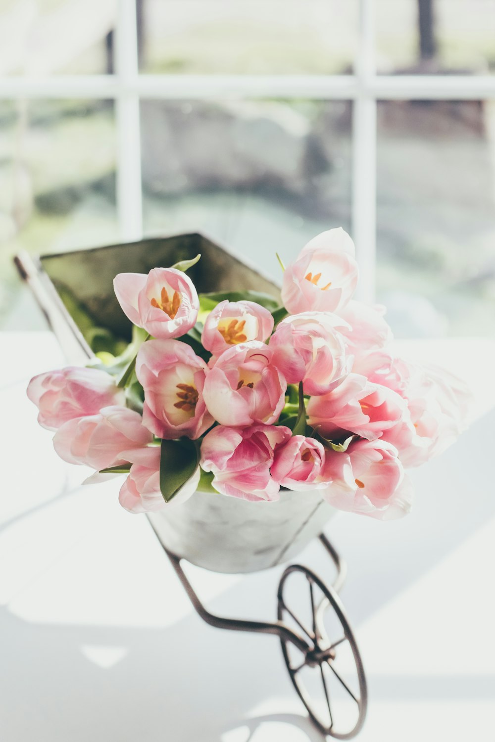 pink flower bouquet