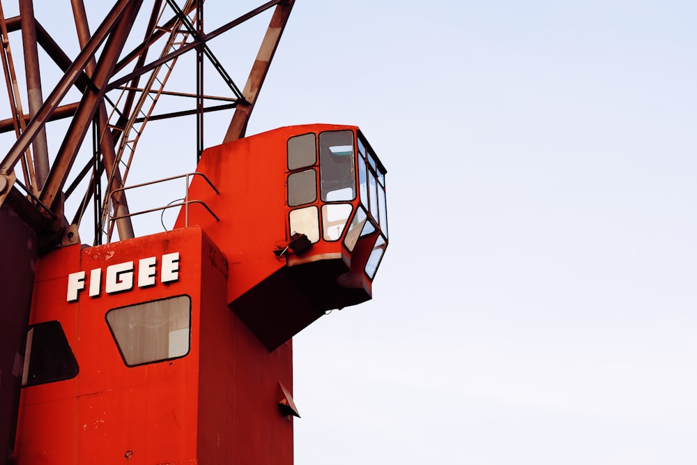 low angle photography of Figee crane controller