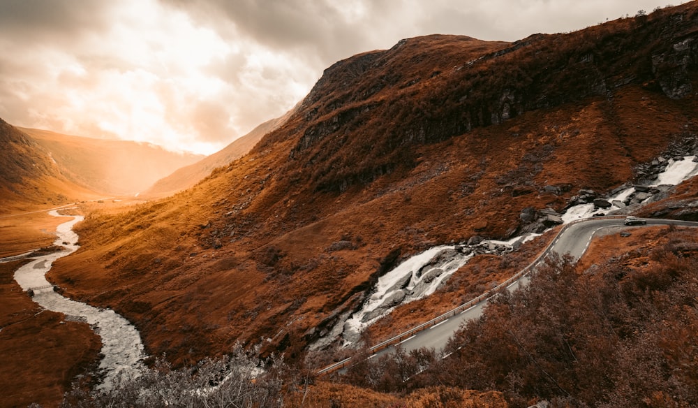 road on mountain