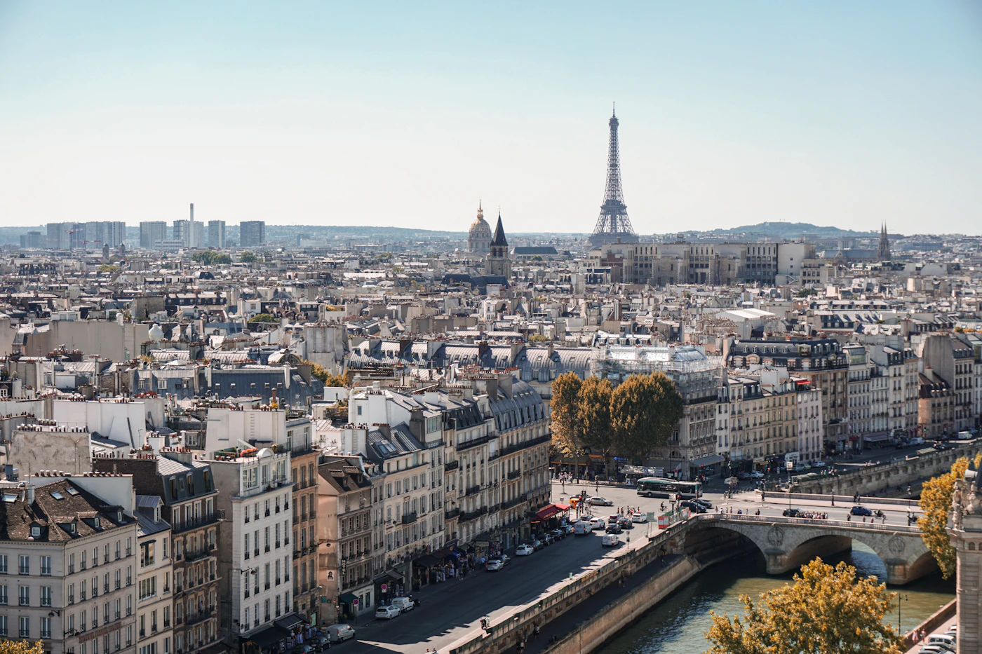 Vue de l'Assemblée nationale à Paris