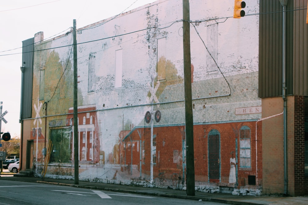 multicolored concrete building