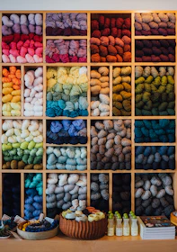 assorted-color textiles