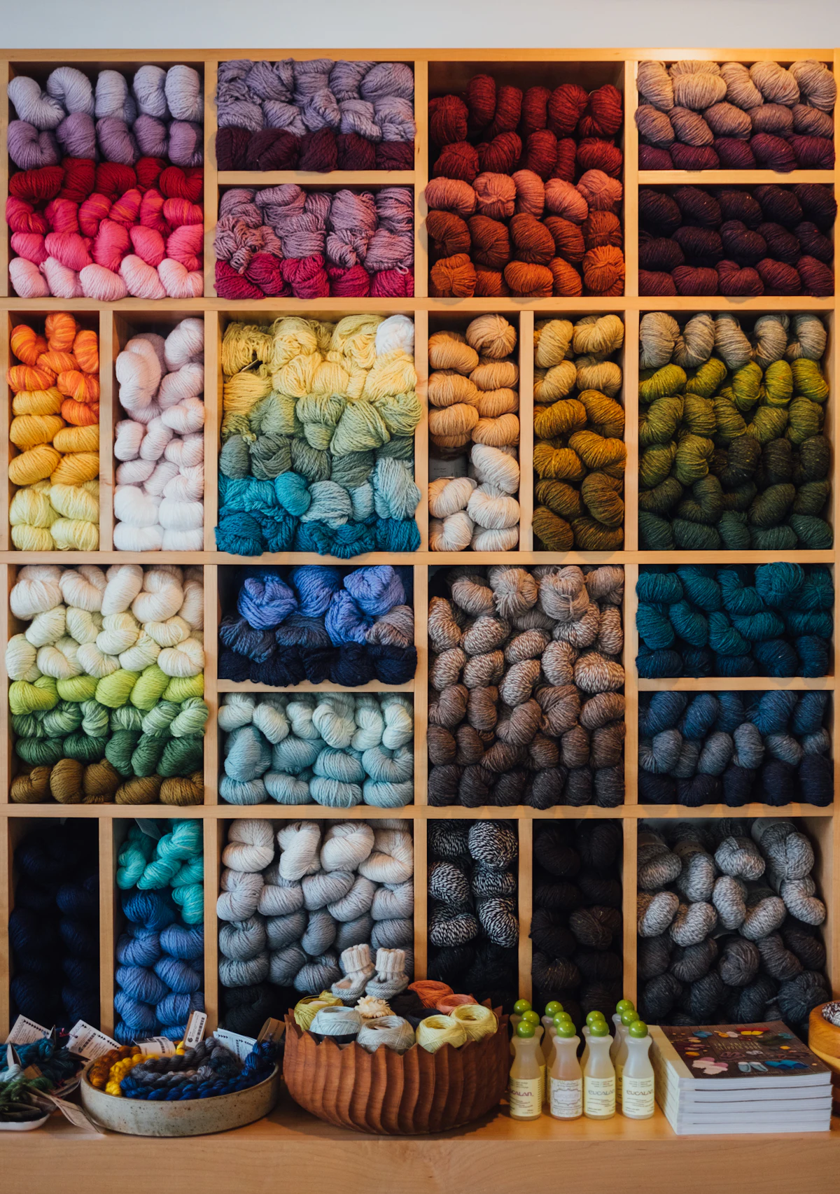 Assorted coloured textiles