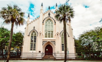 white concrete church