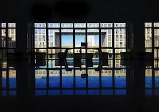 Interior view of a bright, modern office space at Bihar Trade Tower.