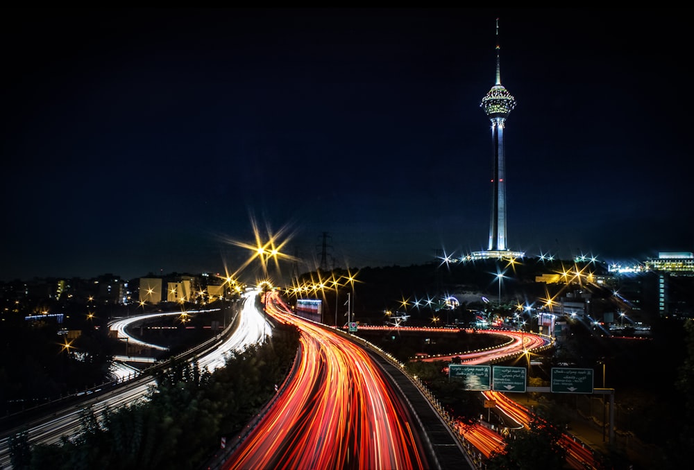 time lapse photography of CN tower