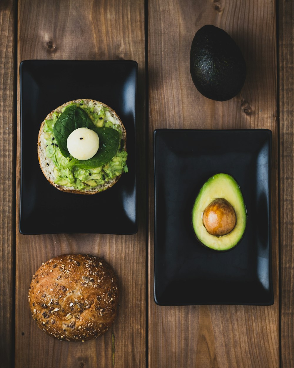 avocado on plate