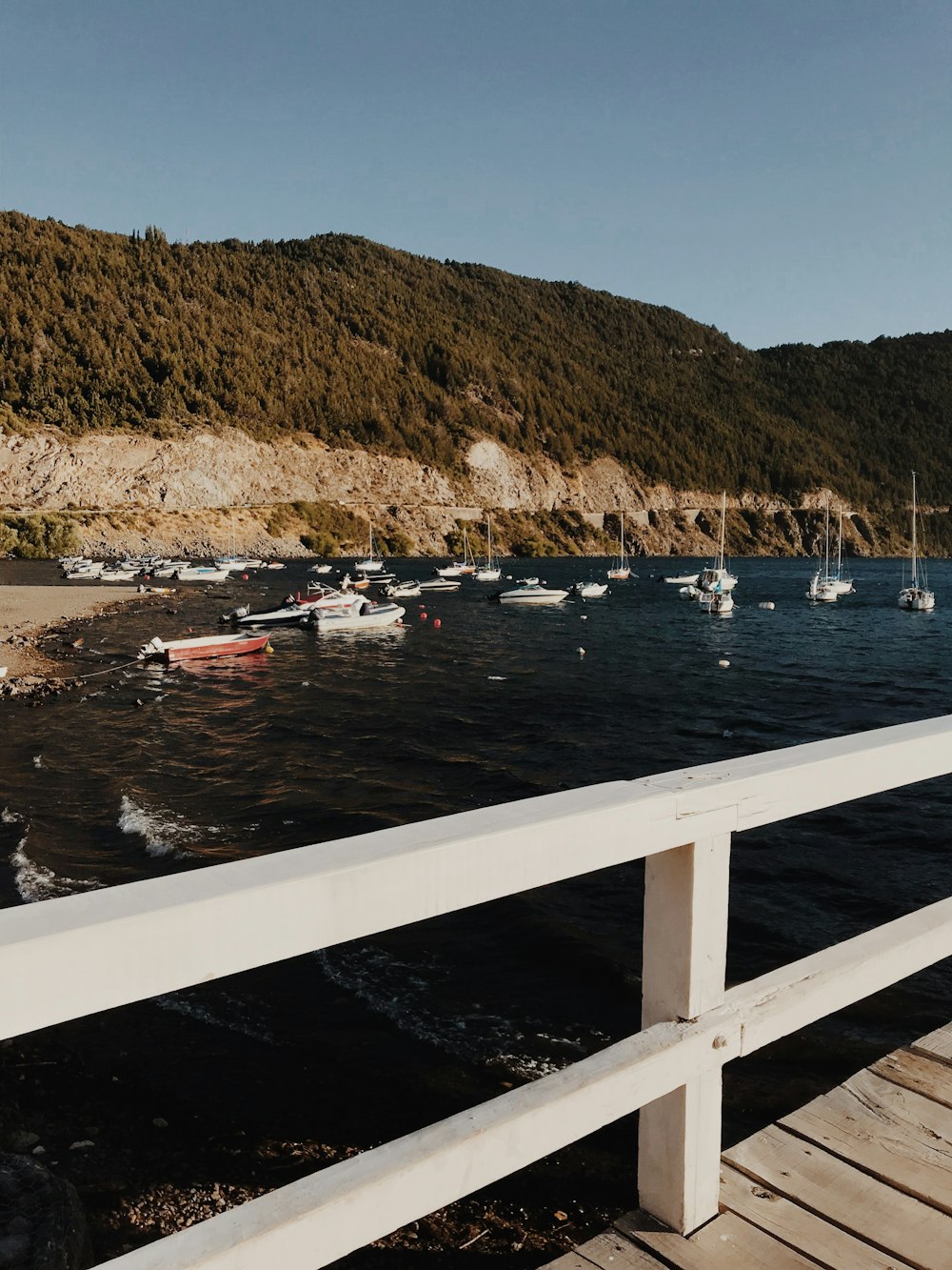 sailboats on harbor