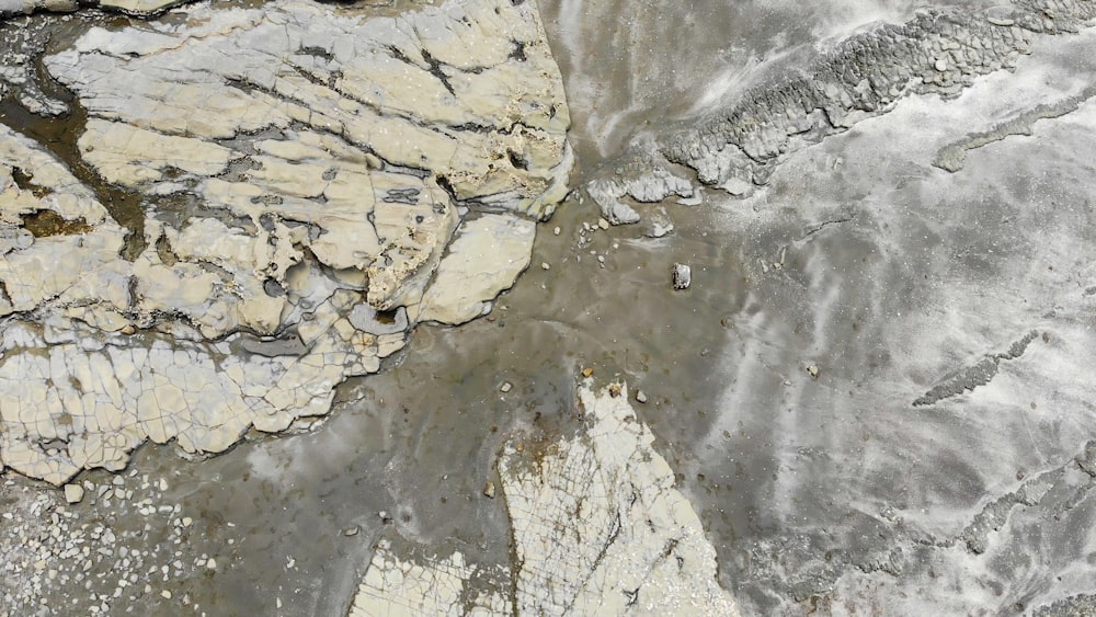 low angle photo of gray rocks