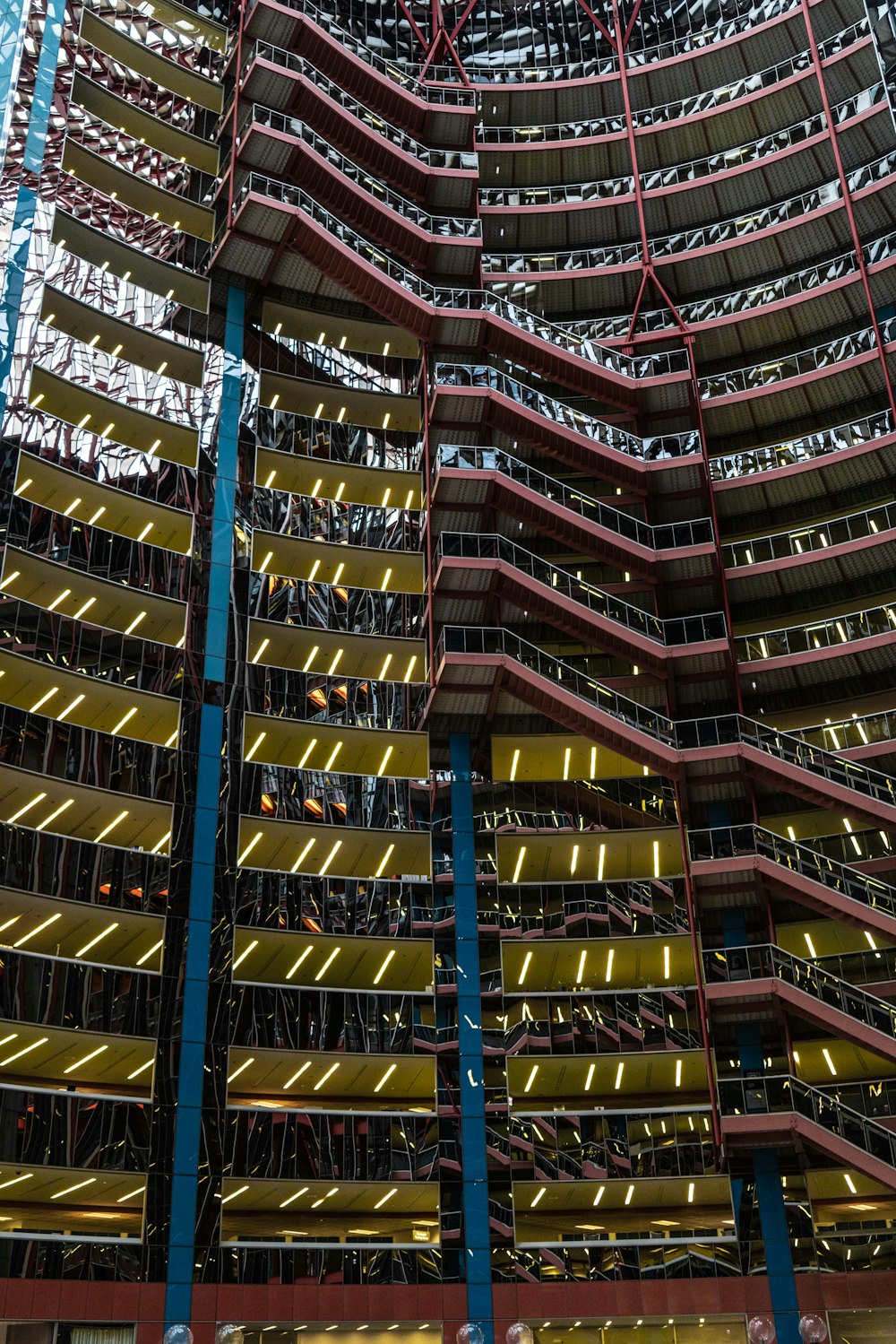 yellow and pink building