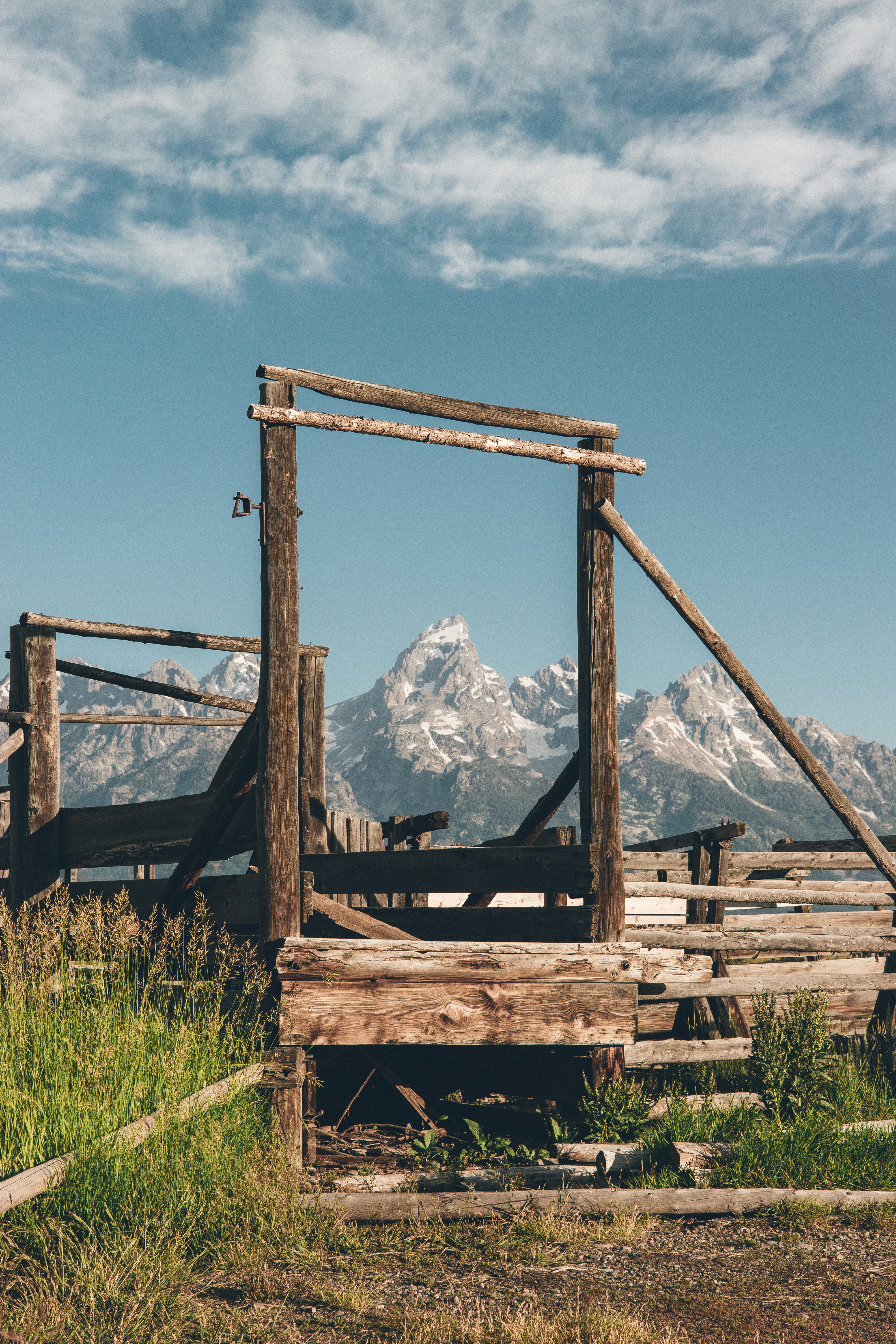 brown wooden bridge at daytime