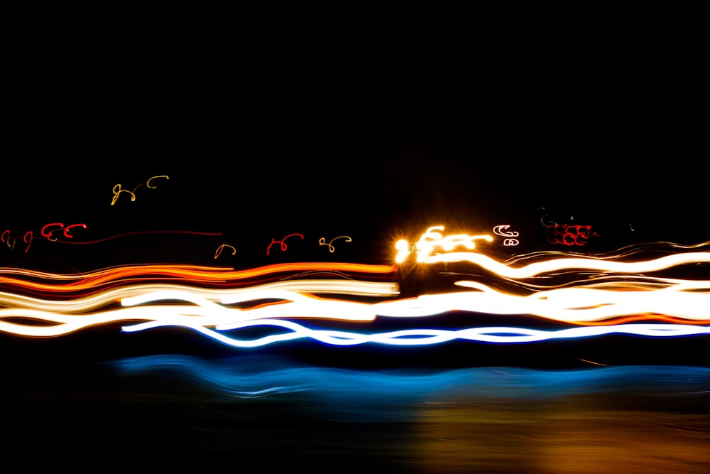 timelapse photography of car lights