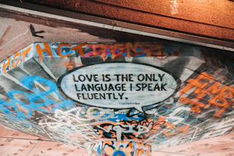 love is the only language i speak fluently