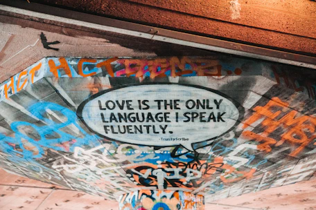 love is the only language i speak fluently