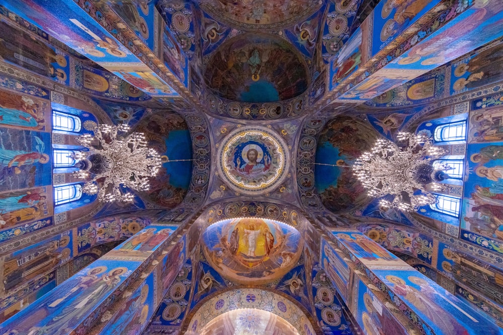 church interior view