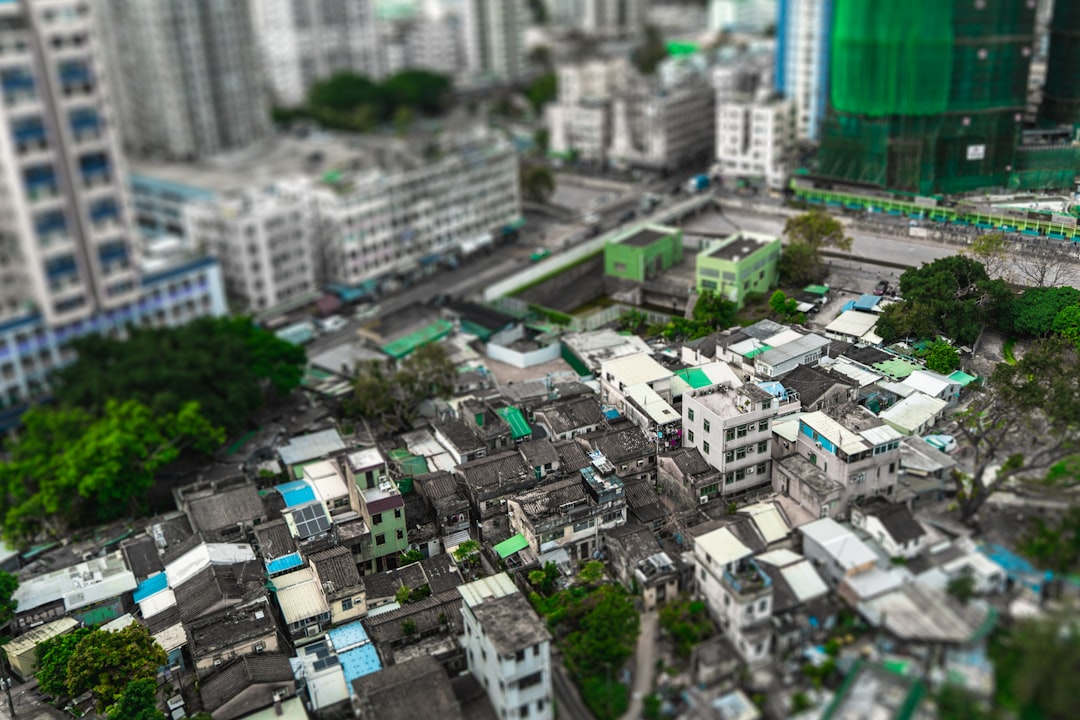 high angle photography of high rise buildings,