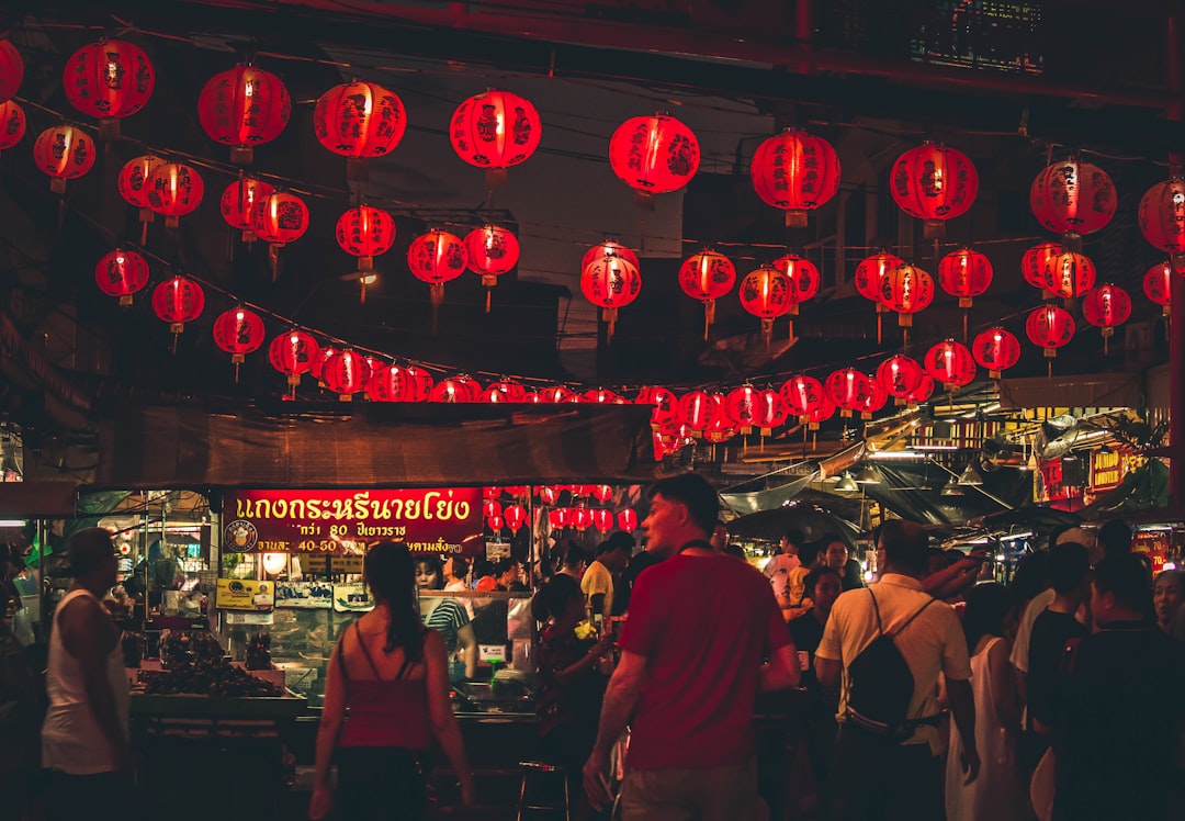 people walking on busy street, Heaven of Food Hunters