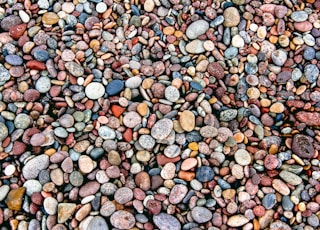 assorted-color stones
